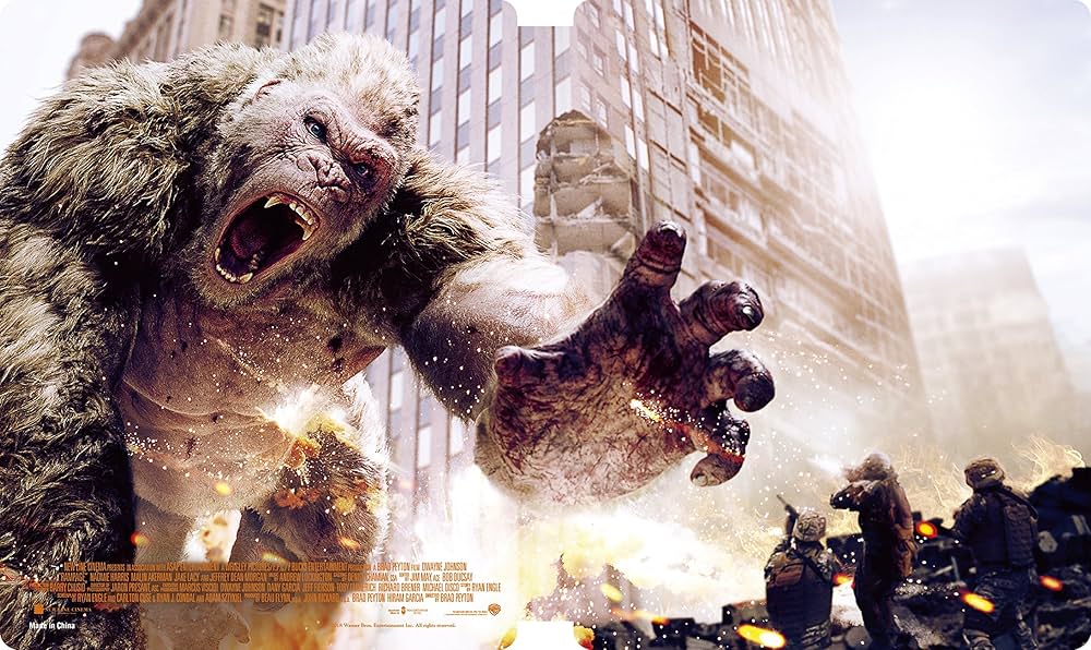 (未使用･未開封品)　ランペイジ 巨獣大乱闘 4K ULTRA HD Blu-ray (HMV限定スチールブック仕様) bt0tq1u Amazon.co.jp: ランペイジ 巨獣大乱闘 4K ULTRA HD Blu-ray (HMV